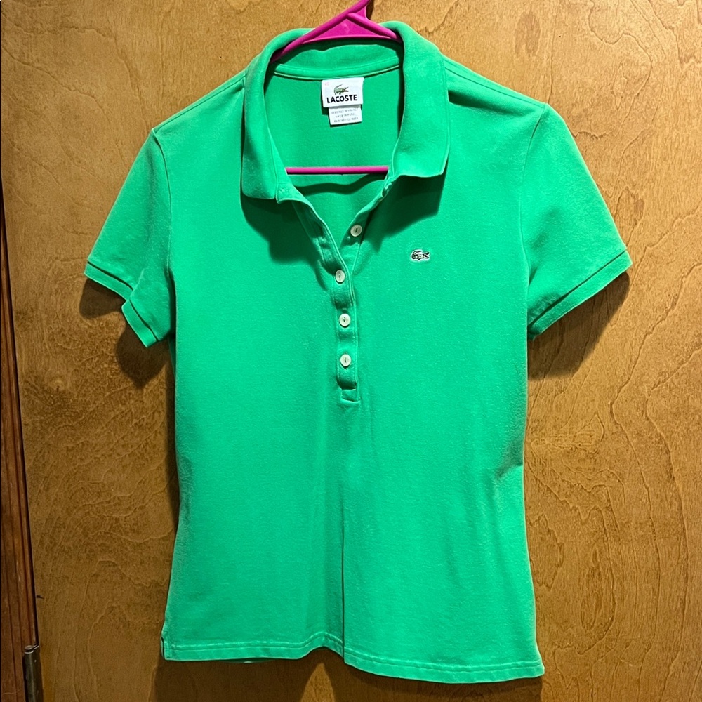 Lacoste Kids Polo Shirt in Bright Green